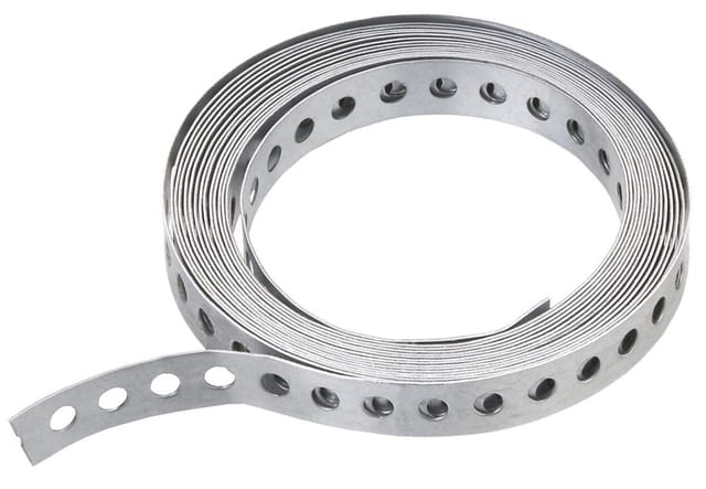 CORNAT Lochband, Stahl, BxL: 17 x 5000 mm - silberfarben