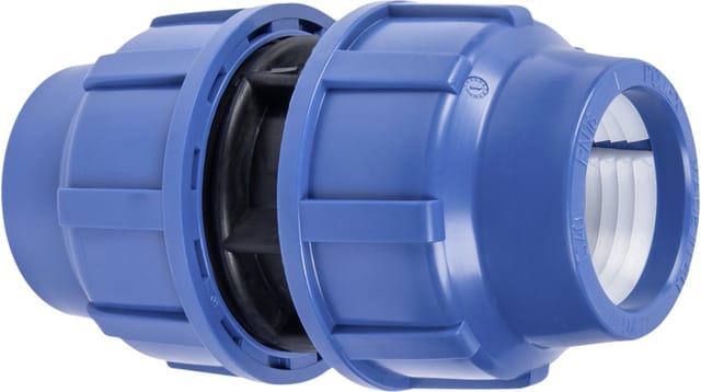 CORNAT Kupplung, Polypropylen (PP), 1 1/4" - blau
