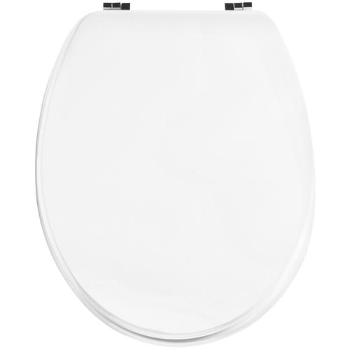CORNAT WC-Sitz »LYON«, MDF, D-Form - weiss
