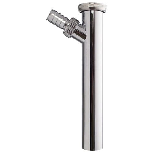 WELLWATER Verstellrohr, Messing, 1 1/4" - silberfarben