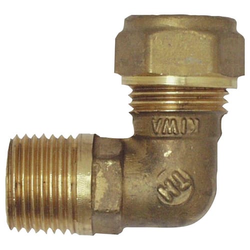 WELLWATER Winkelverschraubung, Messing, Innengewinde: 1/2" - goldfarben