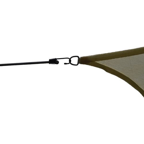 FLORACORD Vierecksonnensegel, Breite: 360 cm - weiss