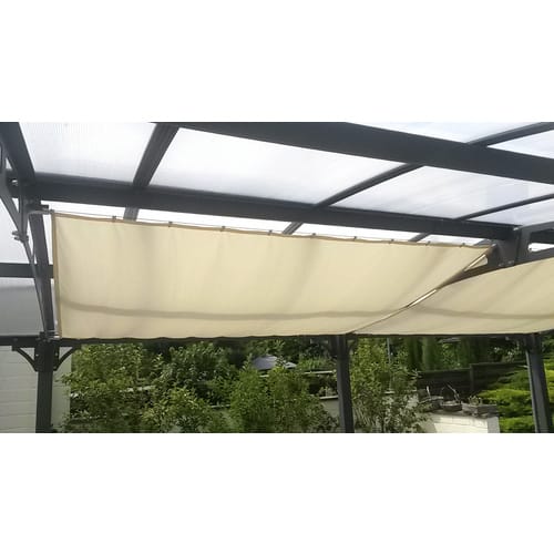 FLORACORD Sonnensegel, rechteckig, 330 x 200 cm - weiss
