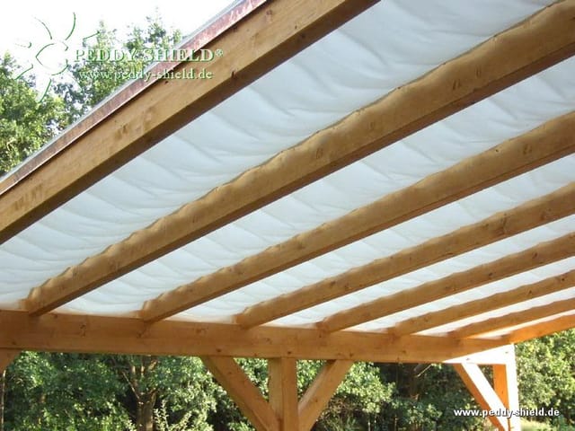 FLORACORD Sonnensegel, rechteckig, 330 x 58 cm - weiss