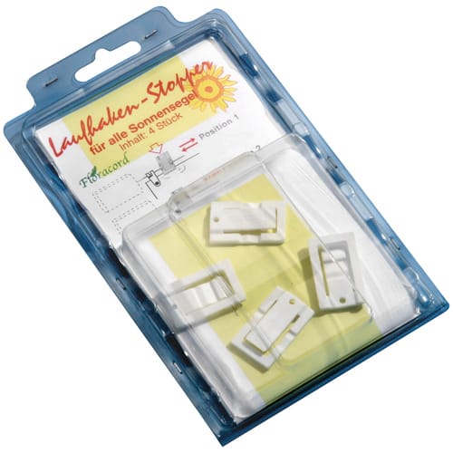 PEDDY SHIELD Laufhakenstopper, Kunststoff - weiss