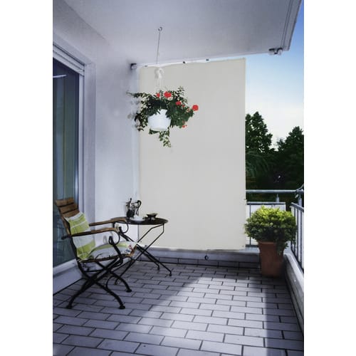 FLORACORD Senkrechtsonnensegel, rechteckig, 230 x 140 cm - grau