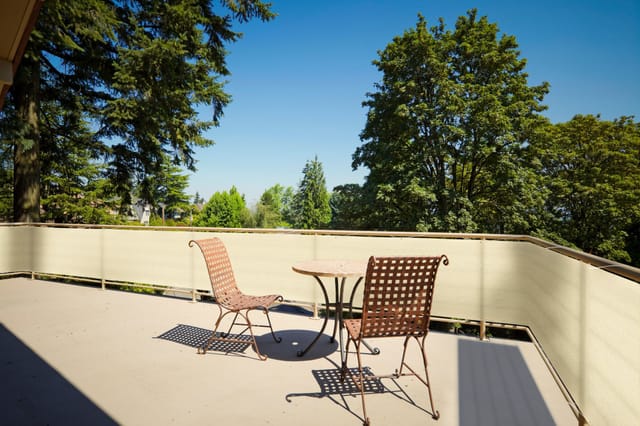 FLORACORD Balkonumrandung, Hart-Polyethylen (HDPE), LxH: 500 x 90 cm - beige