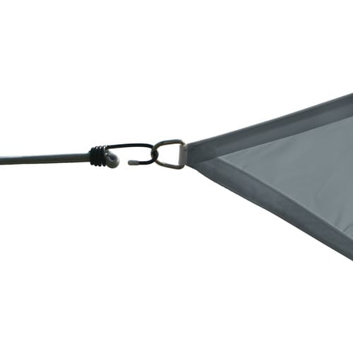 FLORACORD Vierecksonnensegel, 250 x 300 cm - schwarz