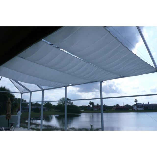PEDDY SHIELD Sonnensegelbausatz, rechteckig, 330 x 140 cm - silberfarben