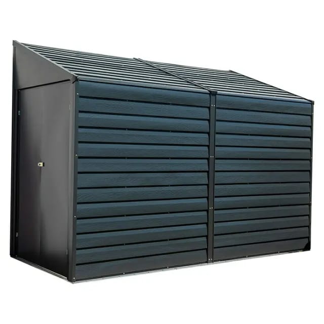 Spacemaker Gerätehaus, 6,4 m³, BxT: 297 x 128 cm - grau