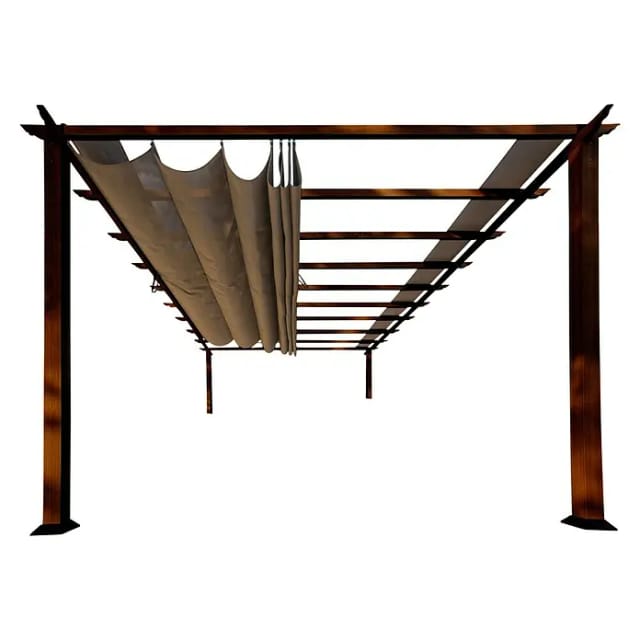PARAGON OUTDOOR Pavillon »Florenz«, rechteckig, BxT: 505 x 350 cm - braun