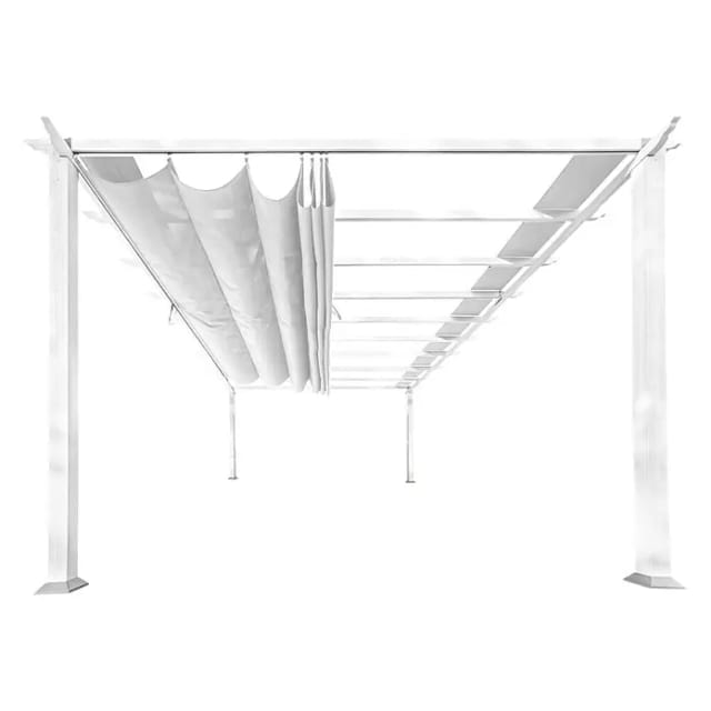 PARAGON OUTDOOR Pavillon »Florenz«, rechteckig, BxT: 505 x 350 cm - weiss