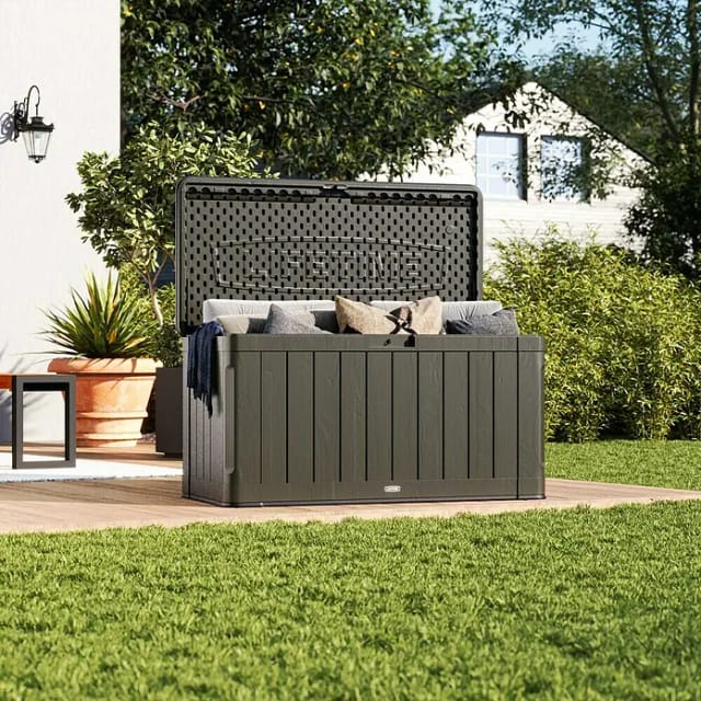 LIFETIME Kissenbox, BxHxT: 129 x 67 x 65 cm, braun