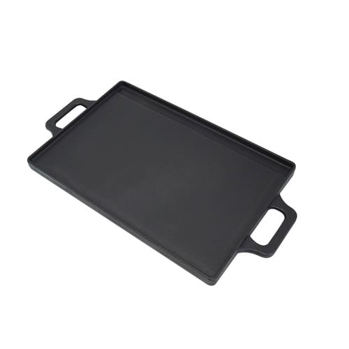 Mr. GARDENER Grill-Wendeplatte, BxH: 36 x 1,5 cm - schwarz