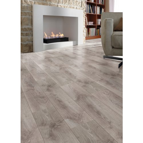 RENOVO Laminat »Nauheim«, Eiche, LxBxS: 1383 x 193 x 7 mm - braun