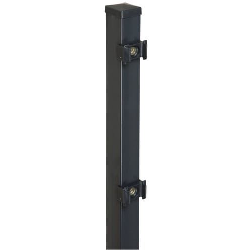 FLORAWORLD Zaunpfosten »Classic«, Stahl, BxLxT: 4 x 200 x 4 cm - grau