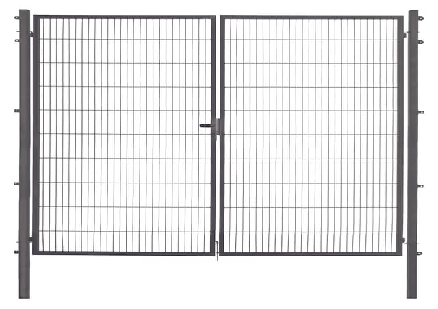 FLORAWORLD Doppeltor »comfort«, Türmaße BxH: 300 x 200 cm - grau