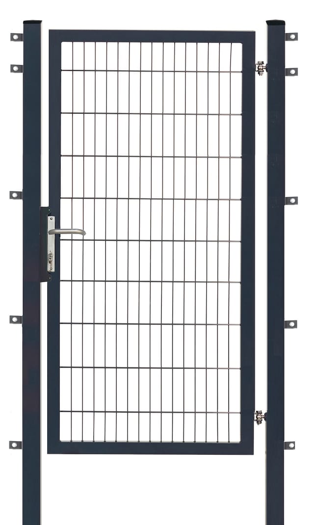 FLORAWORLD Systemtor »Premium«, Türmaße BxH: 100 x 200 cm - grau