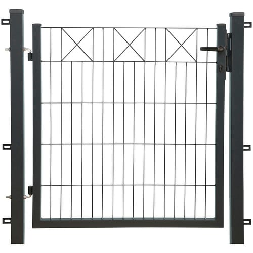 FLORAWORLD Einzeltor »comfort«, Türmaße BxH: 100 x 100 cm - grau