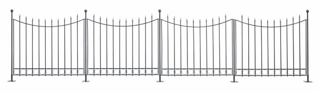 FLORAWORLD Quick-Zaunfeld, HxLxT: 102,5 x 125 x 5 cm, Stahl, anthrazit - grau