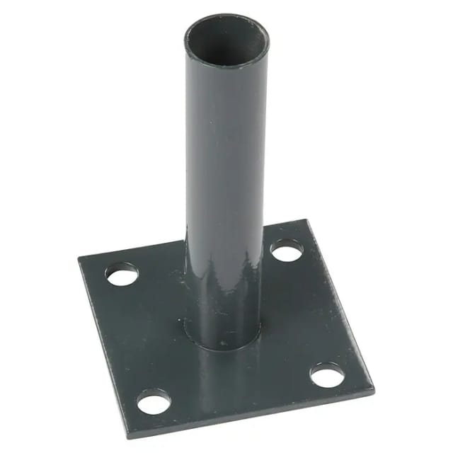 FLORAWORLD Bodenplatte, Stahl, BxHxT: 10 x 15 x 10 cm - grau