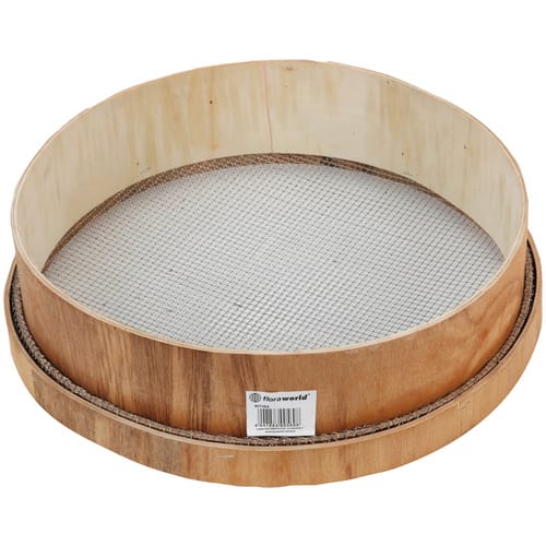FLORAWORLD Sieb »Classic«, Ø x H: 42 x 12 cm, Hartholz - beige
