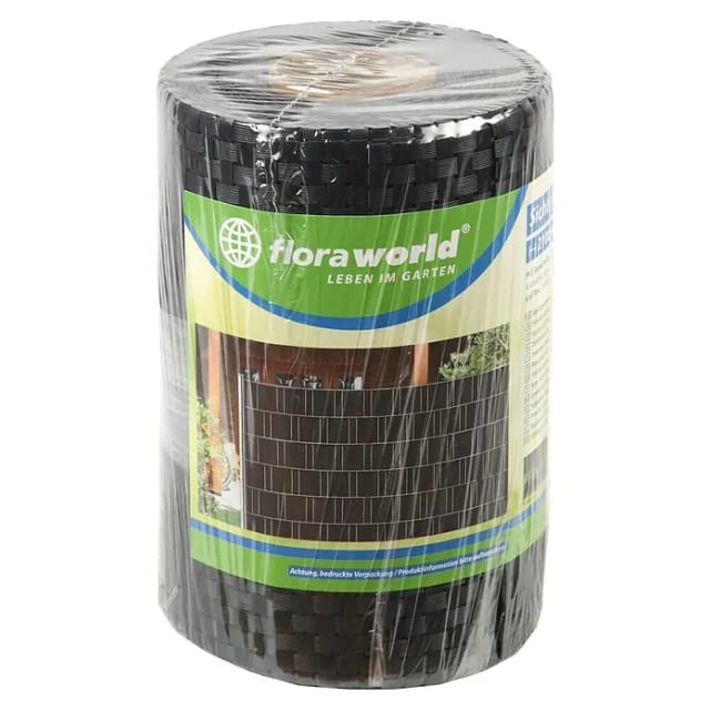 FLORAWORLD Sichtschutzstreifen »Premium«, PVC, LxH: 200 x 19 cm - grau