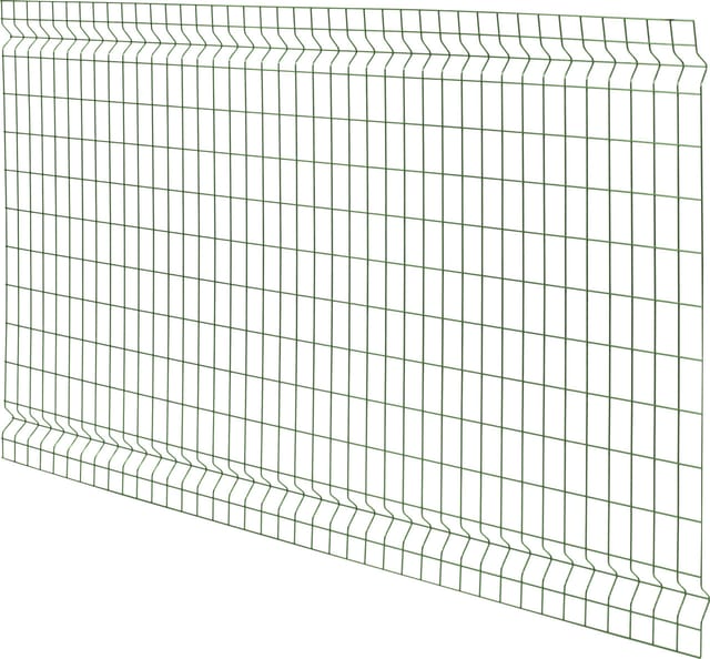 FLORAWORLD 3D-Felder-Zaunmatte, HxLxT: 120 x 200 x 4 cm, Stahl, grün - gruen