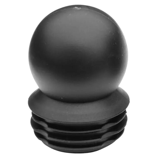 FLORAWORLD Zaun_Kugelkappe, BxHxT: 3,4 x 4,5 x 3,4 cm, schwarz, für runden levitexx.-ECO Zaun sowie Torpfosten