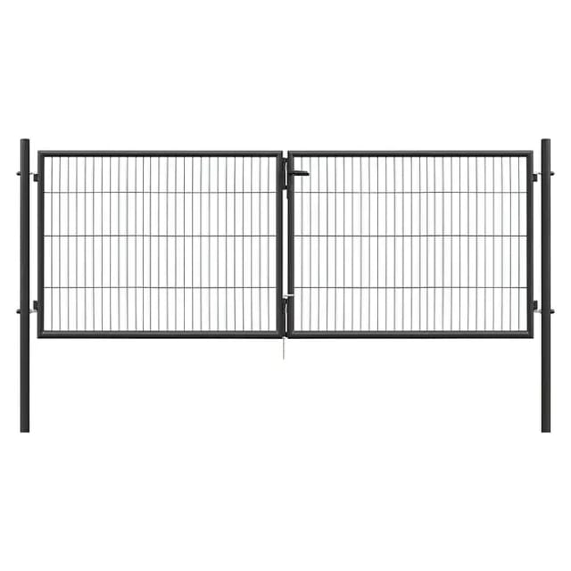 FLORAWORLD Doppeltor »Classic«, Türmaße BxH: 300 x 100 cm - grau