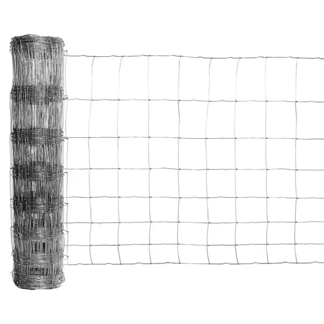 FLORAWORLD Geflechtzaun, HxL: 100 x 5000 cm, Stahl, silberfarben