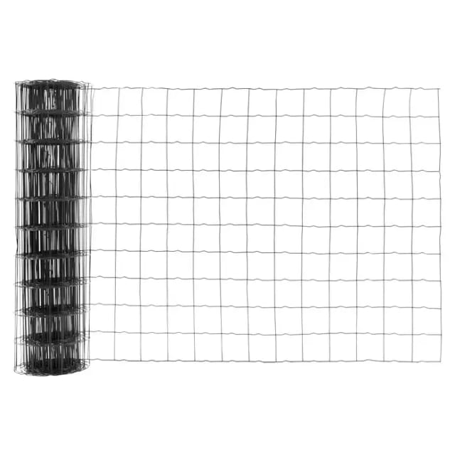 FLORAWORLD Gitterzaun, HxL: 100 x 2000 cm, Stahl, anthrazit - schwarz