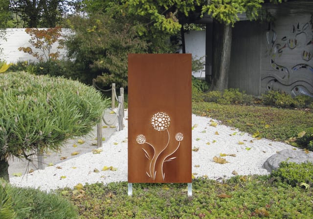 FLORAWORLD Sichtschutz »Leone«, Stahl, HxL: 98 x 90 cm - braun