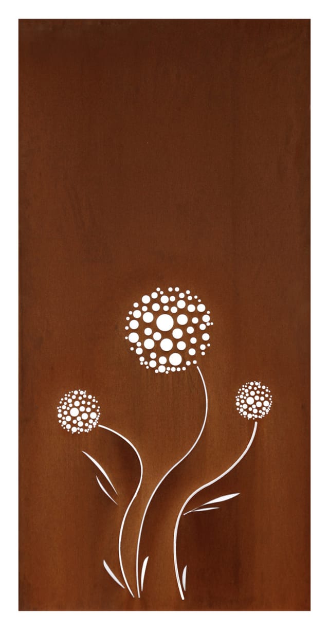 FLORAWORLD Sichtschutz »Leone«, Stahl, HxL: 158 x 90 cm - braun