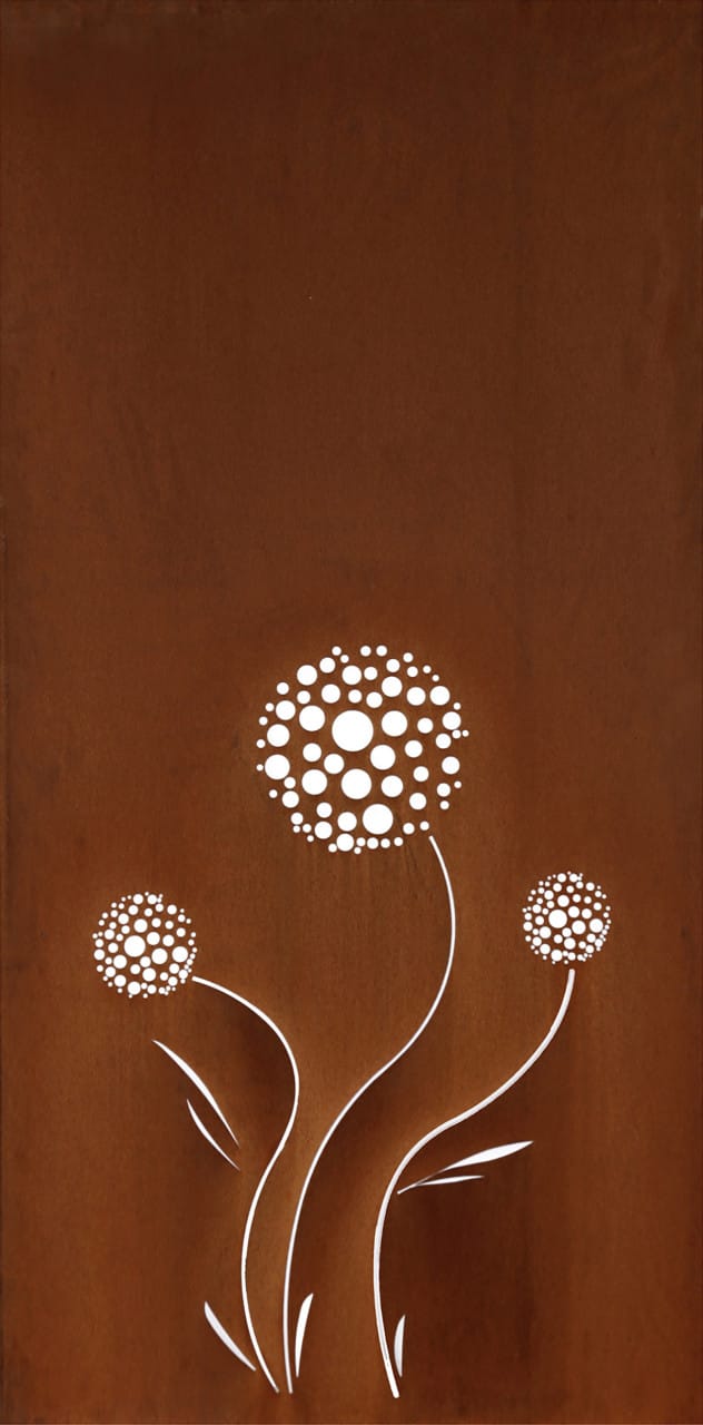 FLORAWORLD Sichtschutz »Leone«, Stahl, HxL: 178 x 90 cm - braun