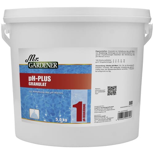 Mr. GARDENER Wasserpflege »PH - Plus«, 5 kg , für Pools - weiss