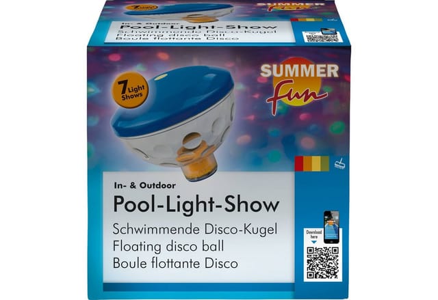 SUMMER FUN Unterwasserlichtshow, batteriebetrieben, Lichtfarbe: mehrfarbig - weiss