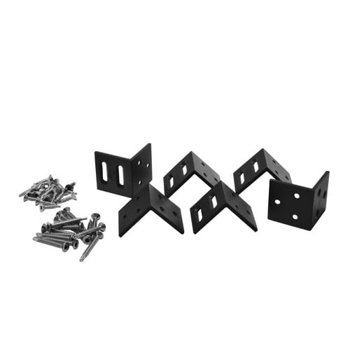 Mr. GARDENER Eck-Beschlag »Moglia«, Aluminium, 6 Halter, anthrazit - grau