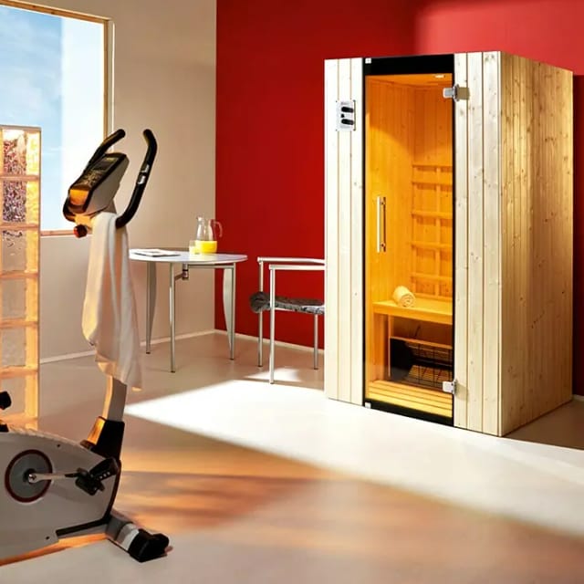 WEKA Infrarotkabine »Tanilla 1« für 1 Person, Fronteinstieg - beige