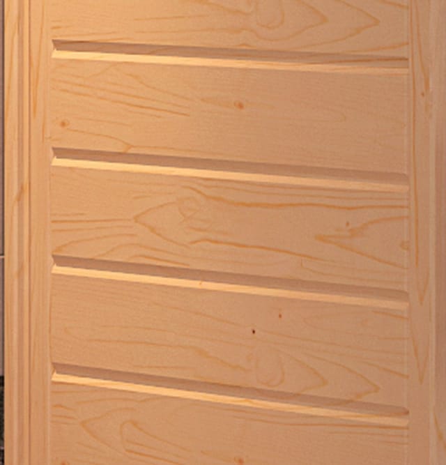 WEKA Ecksauna »Kemi Eck«, ohne Ofen, 195 x 200 x 145 cm - beige