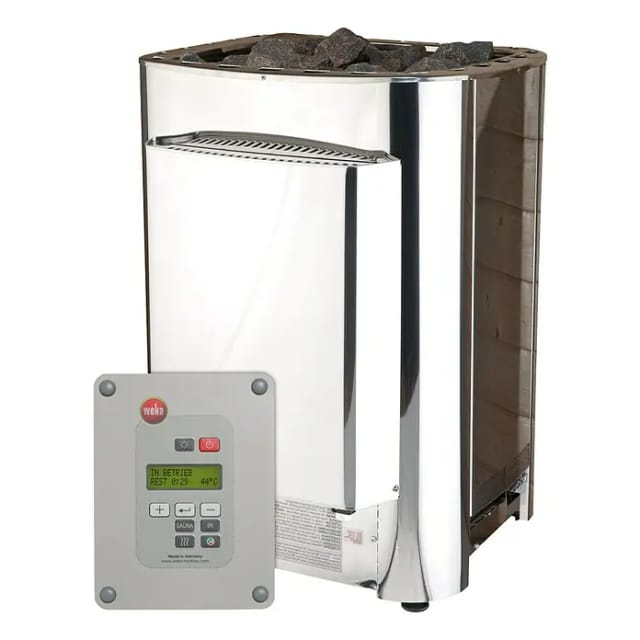 WEKA Saunaofen »Profi Ofen Kombi-Set«, inkl. externer Steuerung, 11 kW - silberfarben