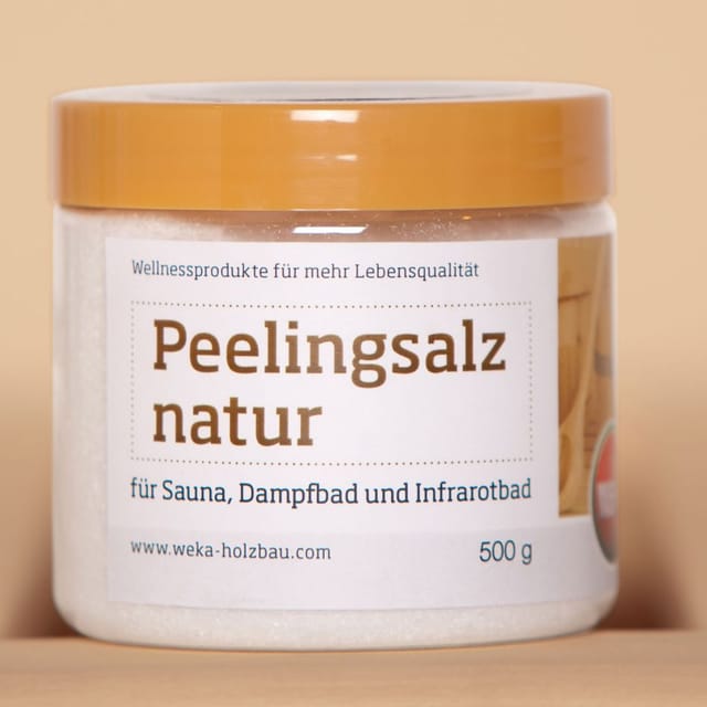 WEKA Salzpeeling, 500 g - weiss