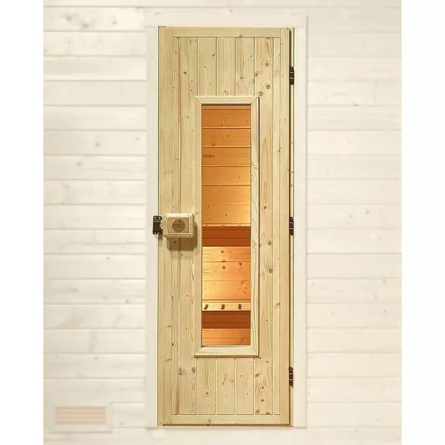 WEKA Saunatür, BxH: 61,8 x 182,5 cm, Fichtenholz - beige