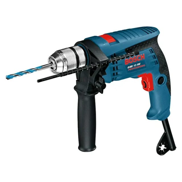 BOSCH PROFESSIONAL Schlagbohrmaschine »GSB 13 RE«, 600 W, max. Drehzahl: 2800 U/min - blau