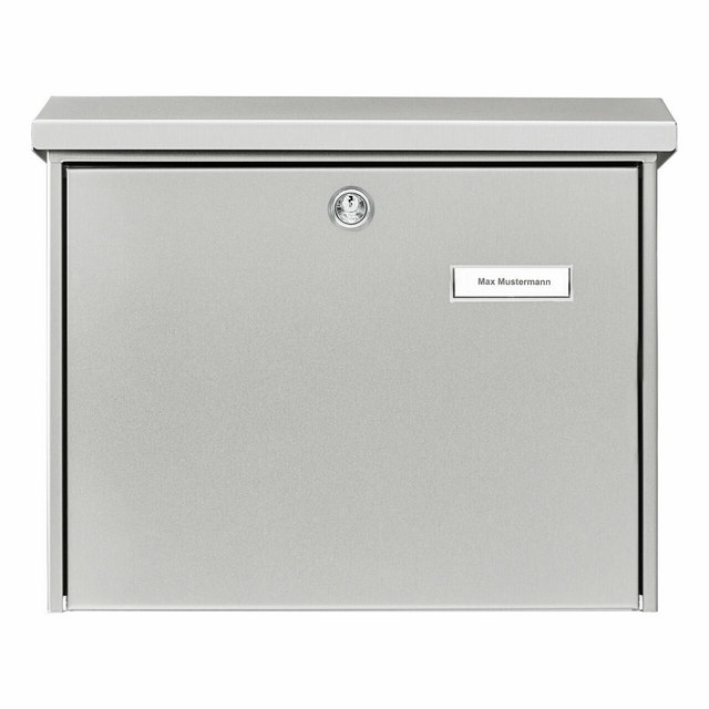BURG WÄCHTER Briefkasten »Amrum«, eckig, Edelstahl, silberfarben