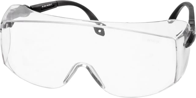 CONNEX Schutzbrille »Schutzbrille »verstellbar««, Kunststoff, transparent - weiss