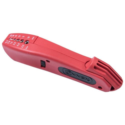 CONNEX Abmantelmesser, rot, Kunststoff