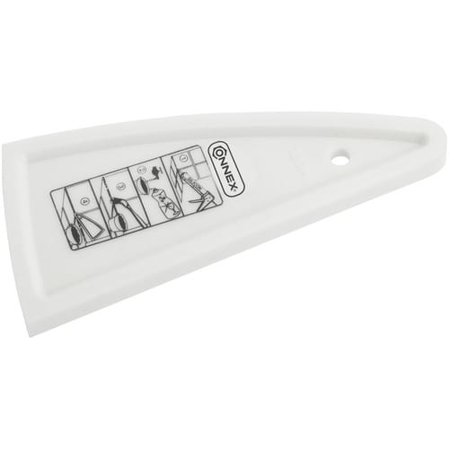 CONNEX Silikon-Glättespachtel, Länge: 13,7 cm, Kunststoff - weiss