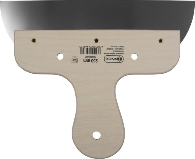 CONNEX Flächenspachtel, Edelstahl / Aluminium / Holz - silberfarben