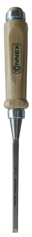 CONNEX Stechbeitel 28 x 0,6 cm - silberfarben